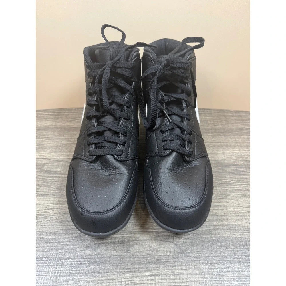 Nike Air Jordan 1 Mid MCS Baseball Cleats Black White AV5354-001 Mens 10.5